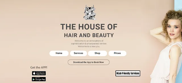 The House of Hair and Beauty website