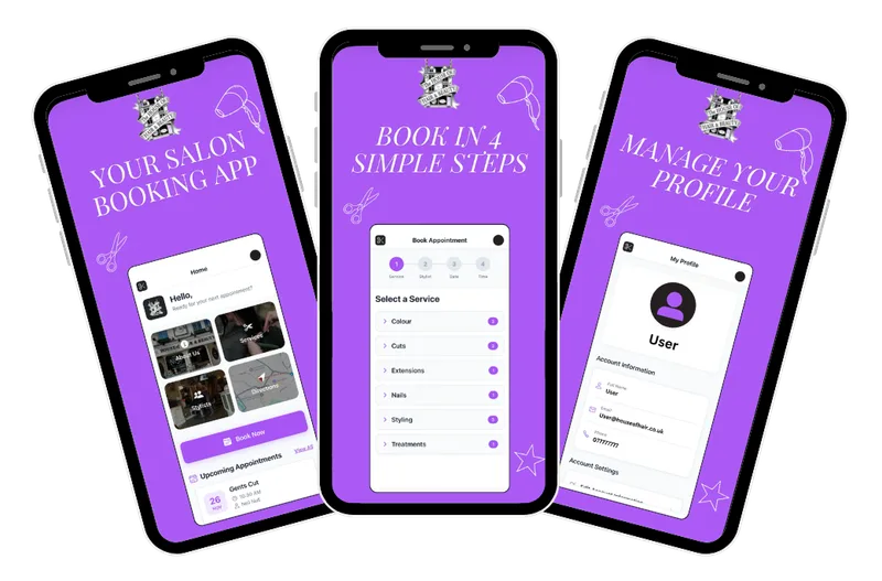 The House of Hair and Beauty app