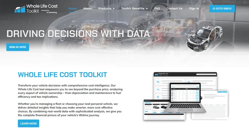 Whole Life Cost Toolkit website